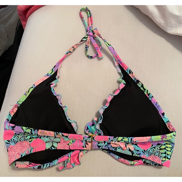 Multi-Colored Floral Underwire Bikini Top - Picture 9 of 9